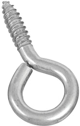 National Hardware N220-426 Screw Eye, 1-1/4 in L Thread, 2.88 in OAL, 150 lb Working Load, Steel, Zinc
